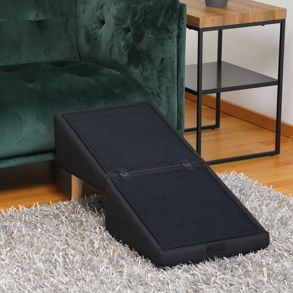 2 in 1 Hundehocker Luna - Schwarz