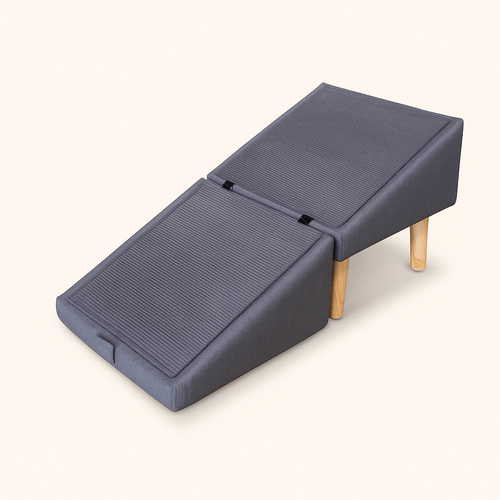 2 in 1 Hundehocker Luna - Grau