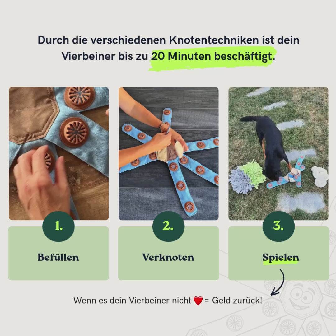 Lucky der Dogtopus™: Das neue Lieblingsspielzeug für deinen Hund